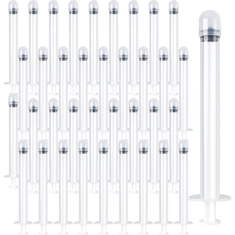 Dizzily 40 Pack Disposable Vaginal Applicator, Lube Injector Cream Syringes, Fits Preseed, Lub-RIC-Ants, Premarin and Most OTC Gels, Lubricants, Feminine Care Applicators - Image 1